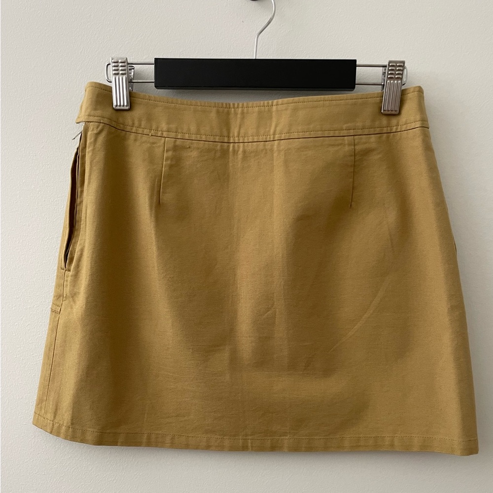 APC light canvas utility mini skirt with side zipper  - XS - Picture 2 of 4